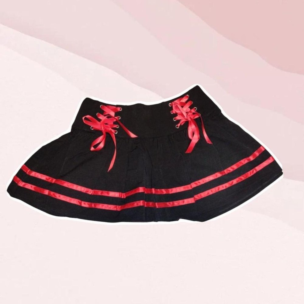 Current Mood Lace Up Skirt